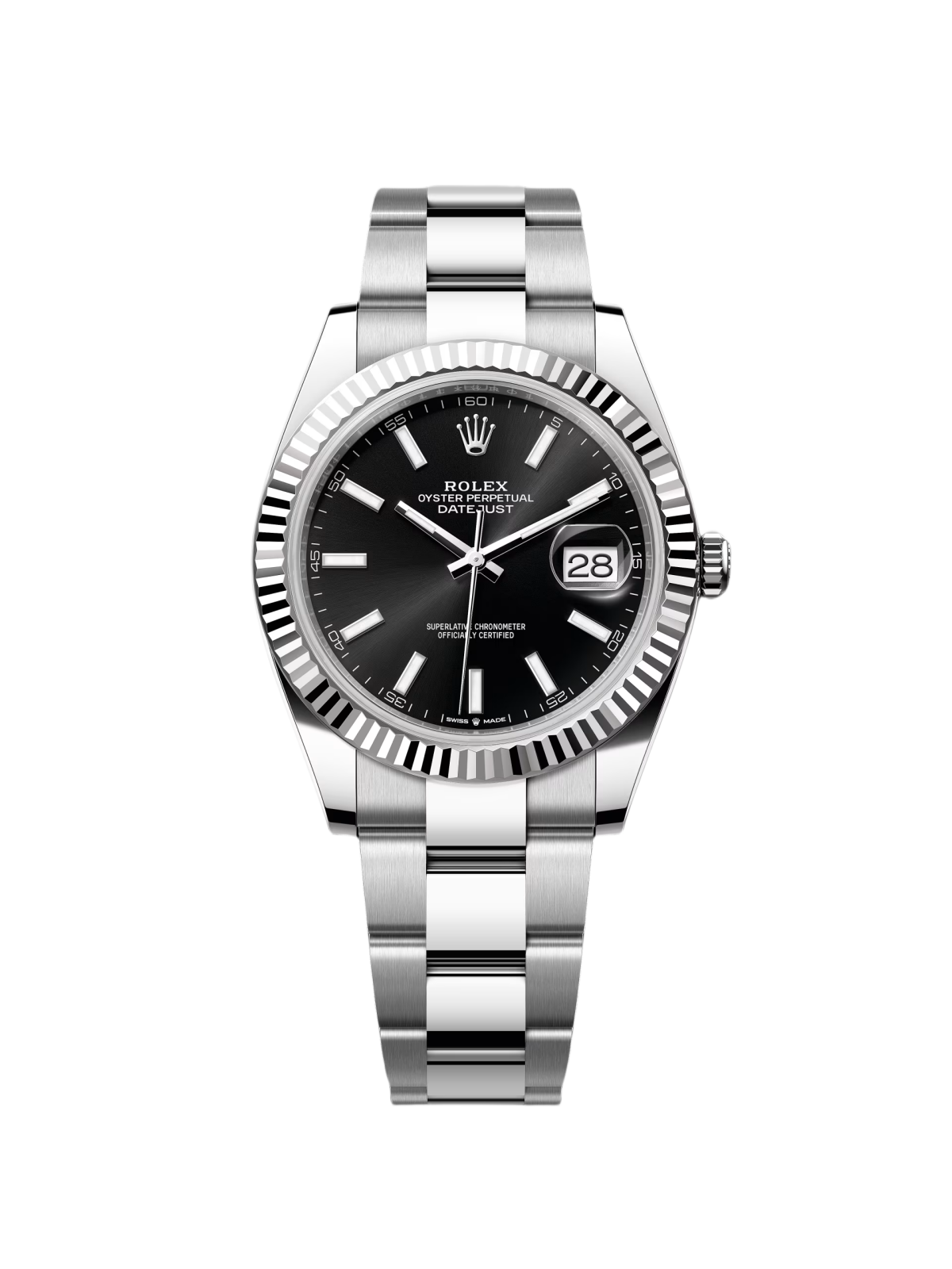 Rolex Datejust Black Index Jubilee 41mm Stainless Steel - 126334 - Image 2