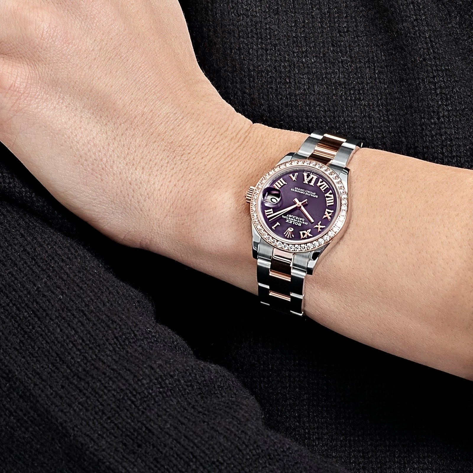 Rolex Datejust m278381-0015/0016 Aubergine Roman Dial 31mm Oyster Bracelet - Image 5