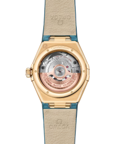 Alternative view of Omega Constellation Ladies' Selection 29mm yellow gold on leather strap 131.53.29.20.52.001