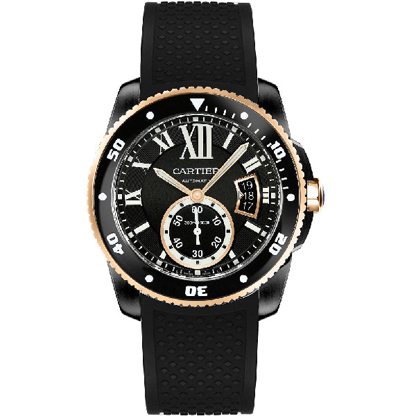 Cartier Calibre Rose Gold Mix Full Black 42mm