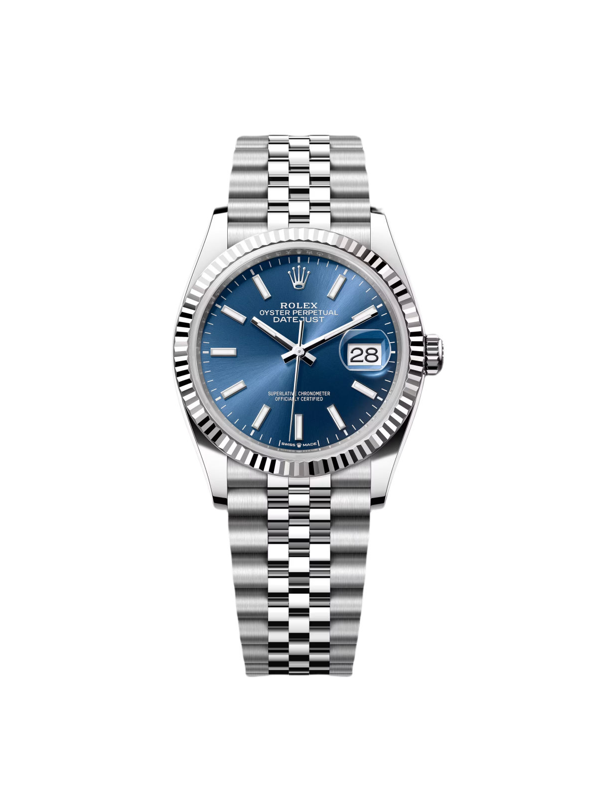 Rolex Datejust 36mm 126234 Blue Index Dial 36mm Oyster Stainless Steel - Image 2