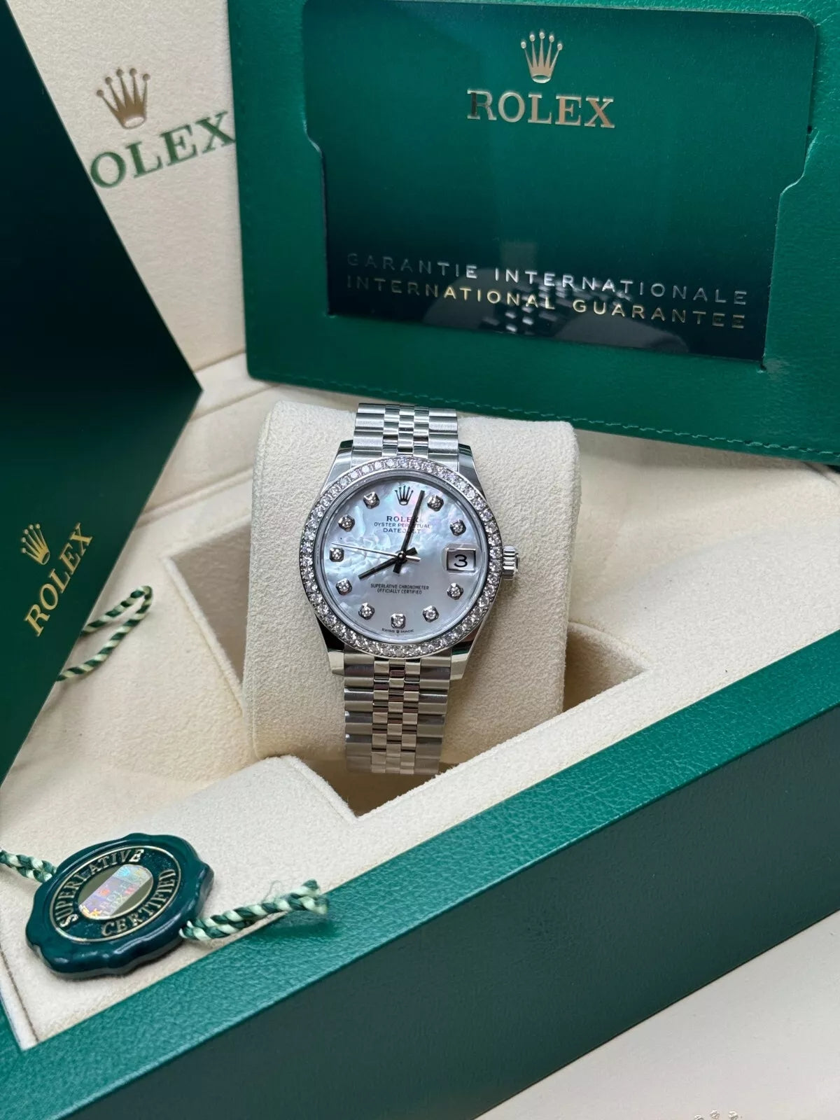 Rolex Datejust m278384RBR-0007/0008 Mother-of-Pearl 31mm Dial Oyster Watch - Image 18