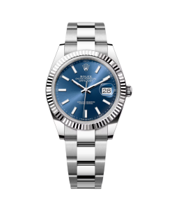Rolex  Datejust 41mm 126334 Blue Index Oyster Stainless Steel Men’s Watch