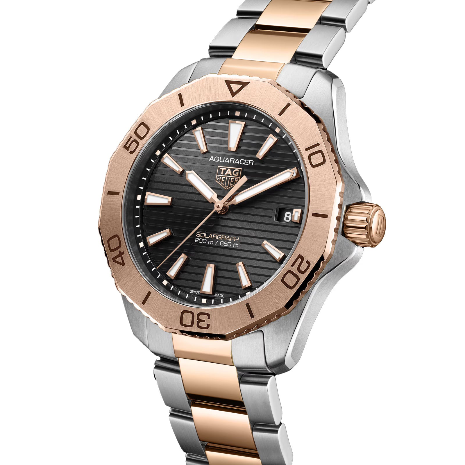 TAG Heuer Aquaracer Professional 200 Solargraph 40mm Mens Watch WBP1121.BB0003 - Image 2