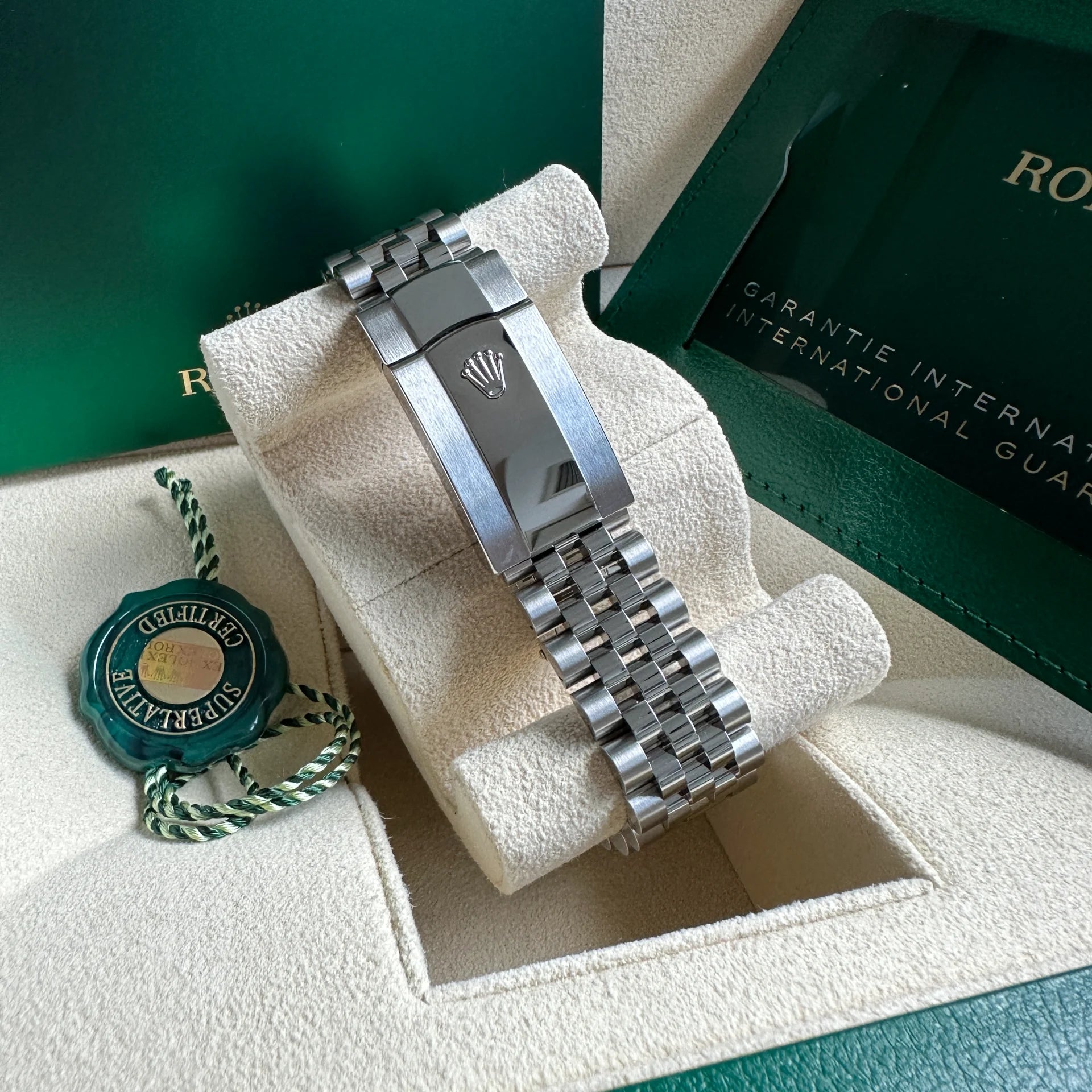 Rolex Datejust 36mm 126234 Blue Diamond Dial Stainless Steel Jubilee Mens Watch - Image 8