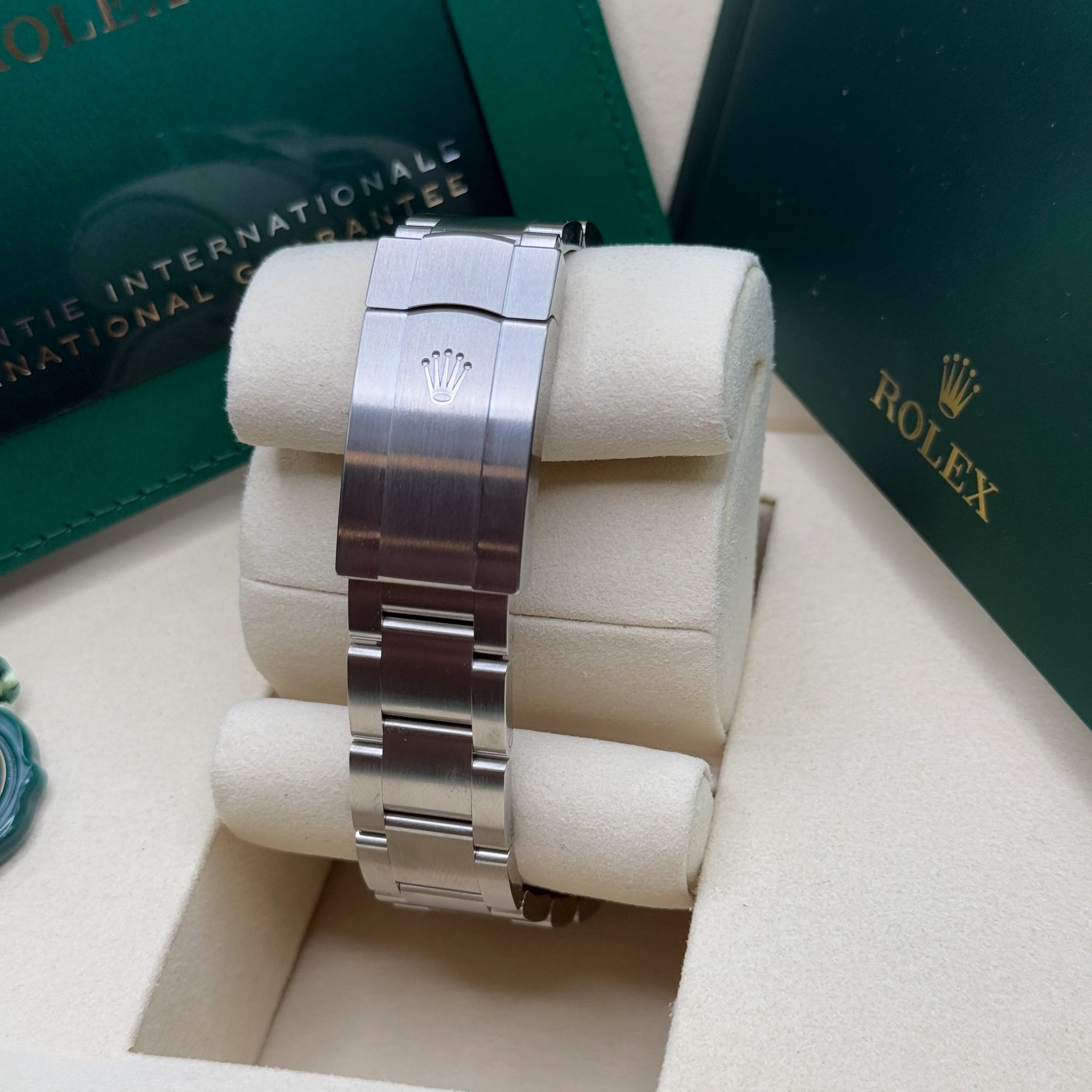 Rolex Oyster Perpetual 41mm 124300-0003 Oyster Perpetual Stainless Steel Blue Index Dial Watch - Image 7