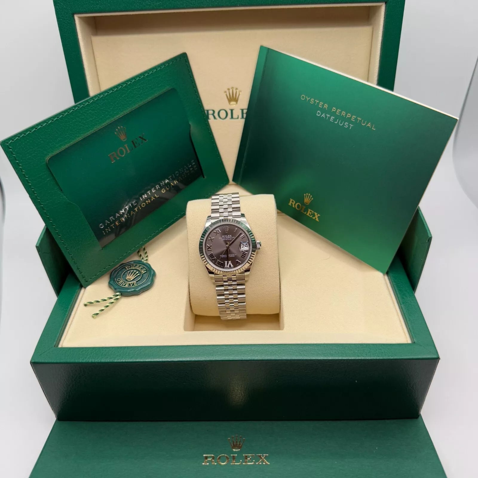 Rolex Datejust m278274-0027/0028 Dark Grey 31mm Dial Oyster Watch - Image 10