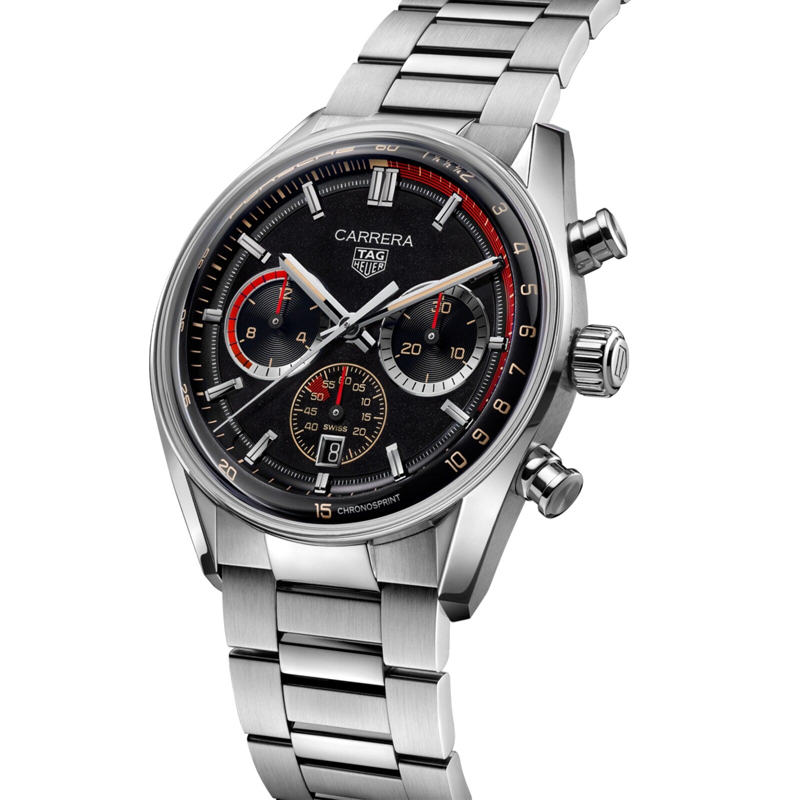 TAG Heuer Carrera Chronosprint X Porsche Rallye 42mm Mens Watch CBS2015.EB0381 - Image 8