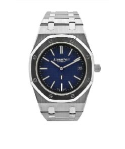 Audemars Piguet Royal Oak Jumbo Extra-Thin, 39mm, Titanium, blue dial, 15202IP.OO.1240IP.01
