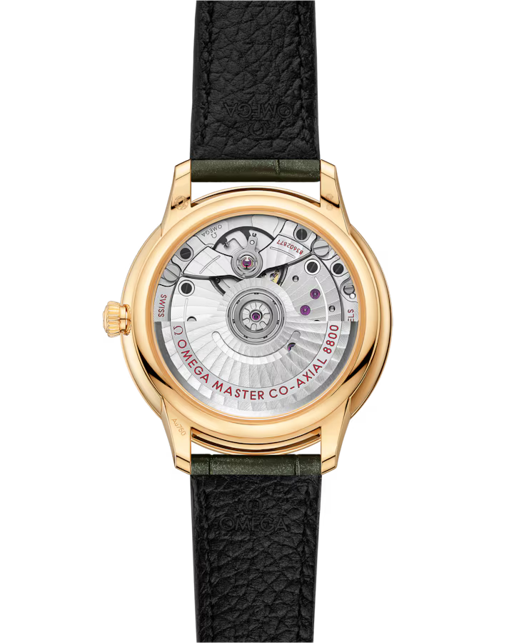 Omega De Ville Prestige 34mm White Dial with Diamonds 18k Yellow Gold Strap 434.58.34.20.55.002 - Image 3