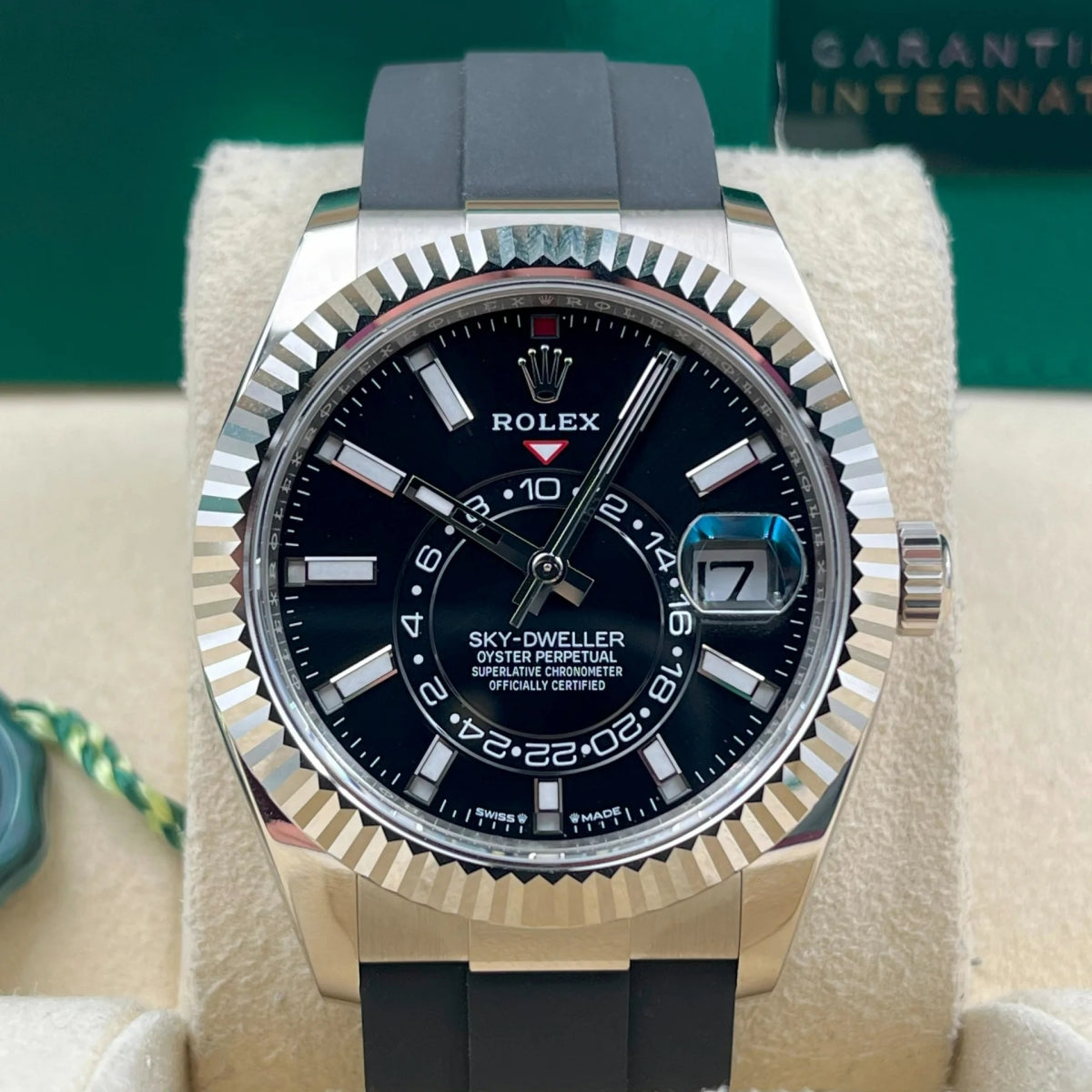 Rolex Sky-Dweller 42mm White Gold Black Dial Oysterflex - 336239 - Image 4