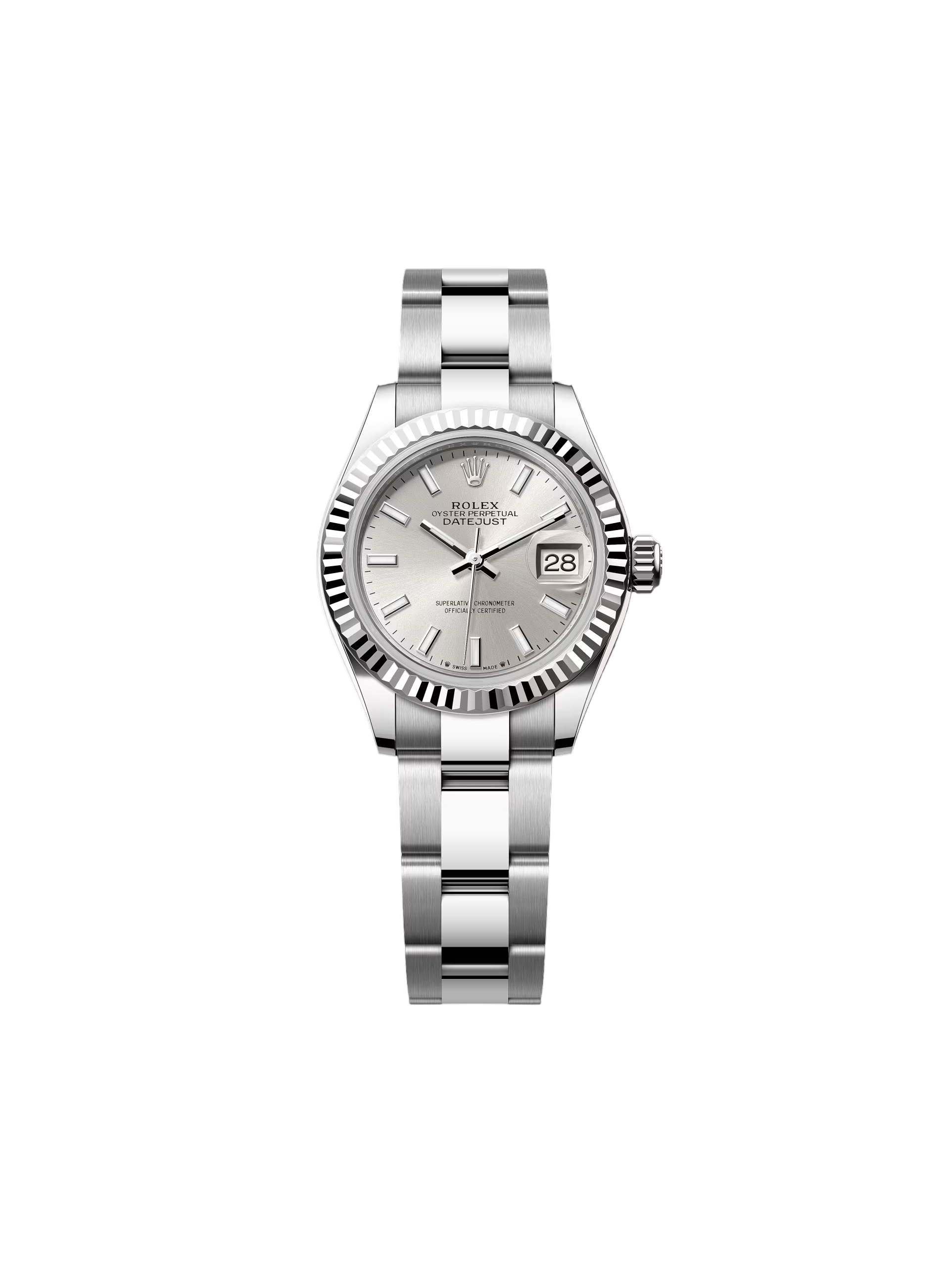 Rolex Lady-Datejust 28mm 279174 Silver Dial Oyster Bracelet - Image 4