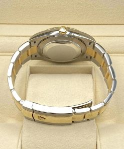 Alternative view of Rolex  Datejust 36mm 126233 Custom Black Dial Jubilee Bracelet Watch