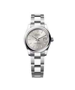 Rolex Datejust m278240-0005/0006 31mm Silver Index Domed Bezel Oyster Oystersteel
