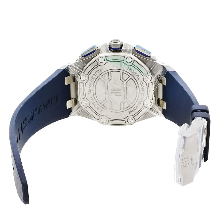 Audemars Piguet Royal Oak Offshore Titanium Blue 42MM Watch - Image 5