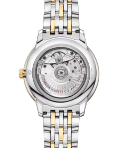 Alternative view of Omega De Ville Prestige 40 mm Silver Dial with Diamonds Stainless Steel and 18k Yellow Gold Bracelet 434.20.40.20.52.001