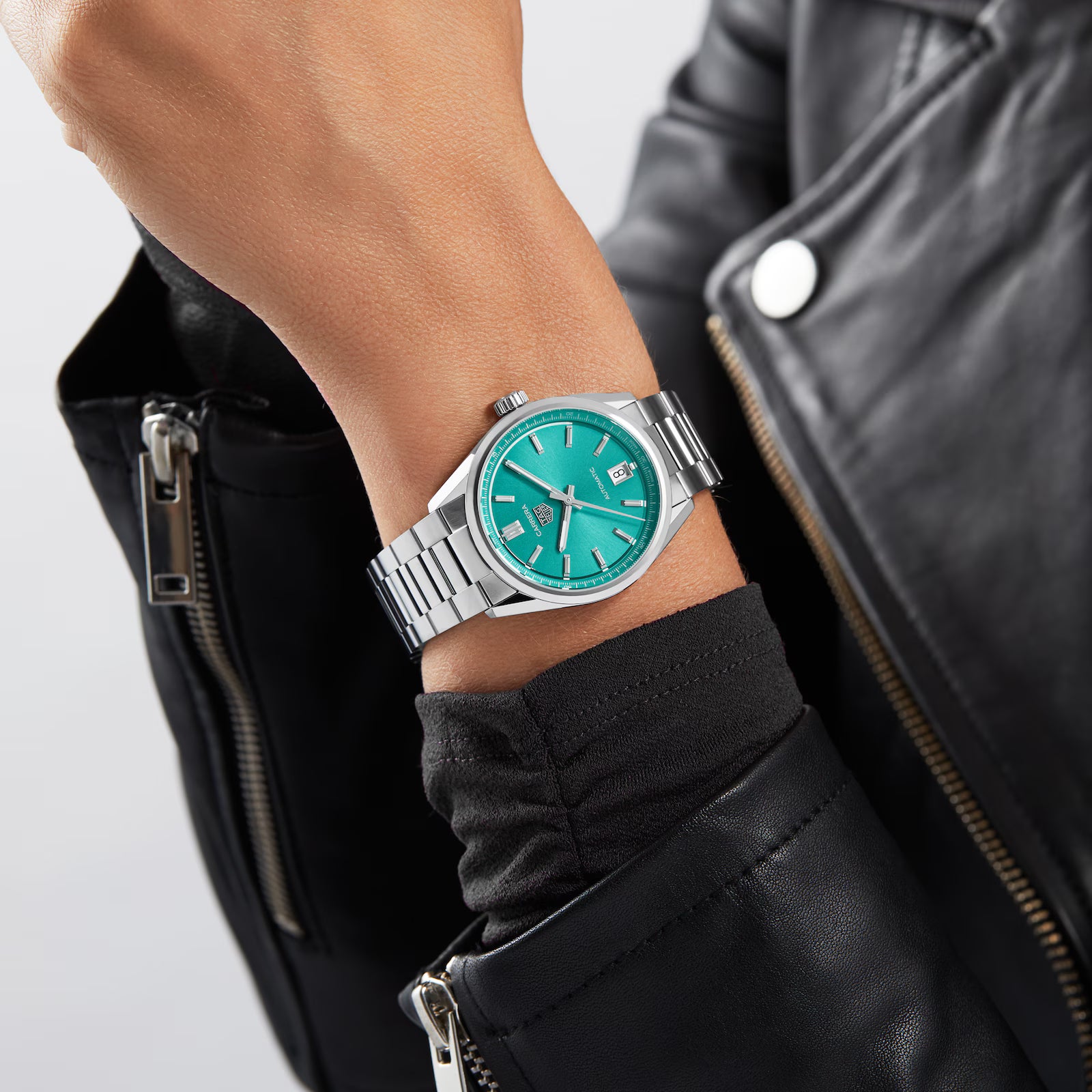 TAG Heuer Carrera Date 36mm Unisex Watch Turquoise WBN2316.BA0001 - Image 7