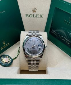 Alternative view of Rolex  Datejust 41mm 126334 Slate Roman Jubilee Stainless Steel Mens Watch