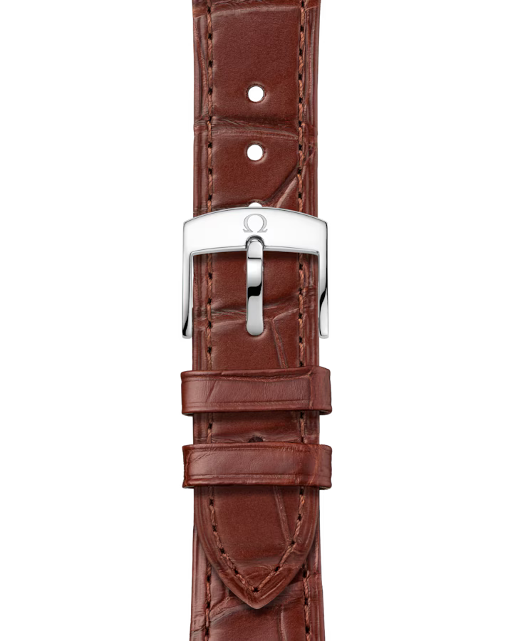 Omega De Ville Prestige 41 mm Linen Dial Stainless Steel and Sedna�?18k Rose Gold Strap 434.23.41.21.09.001 - Image 3