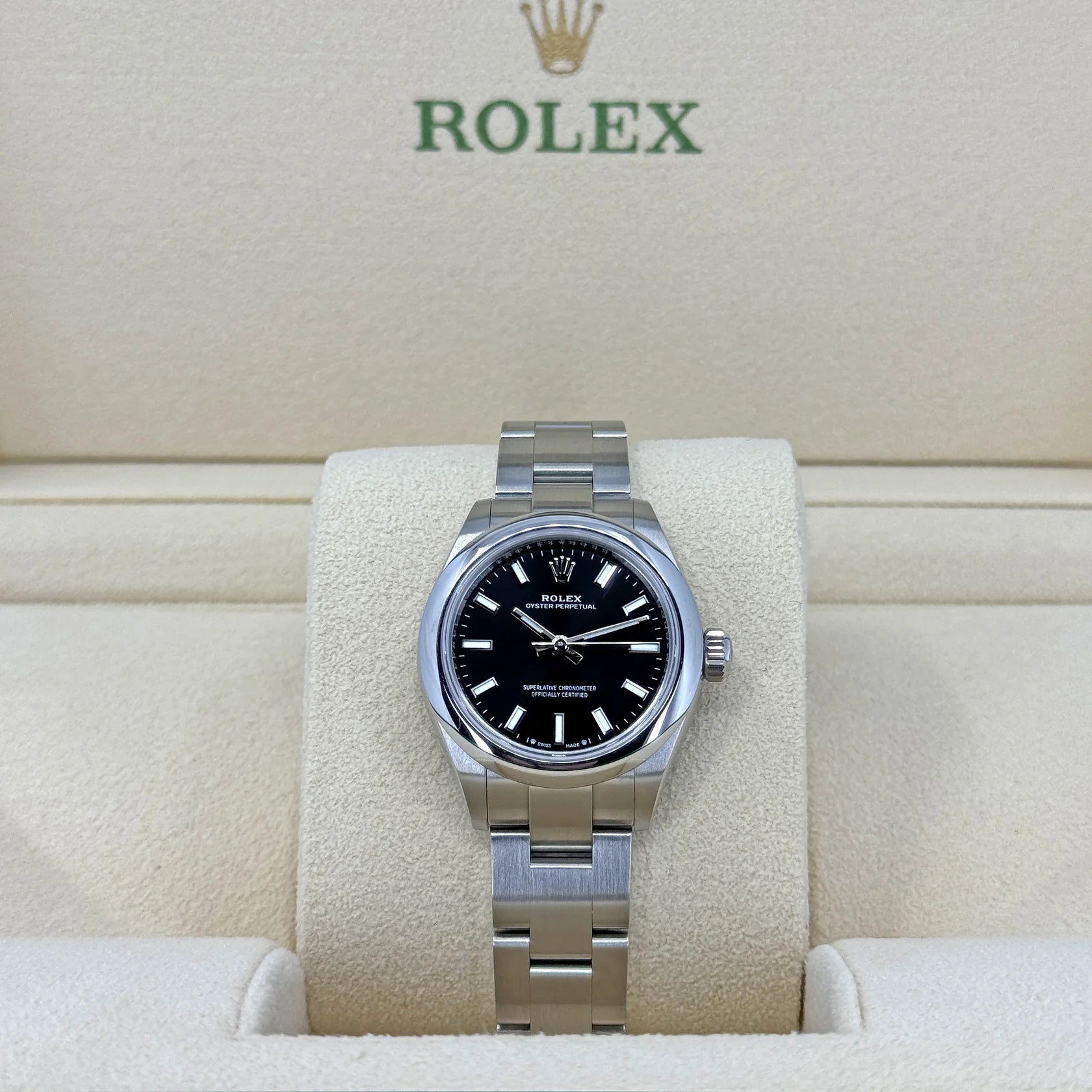 Rolex Oyster Perpetual 31mm 277200-0016 Black Dial Oyster Bracelet Watch - Image 7
