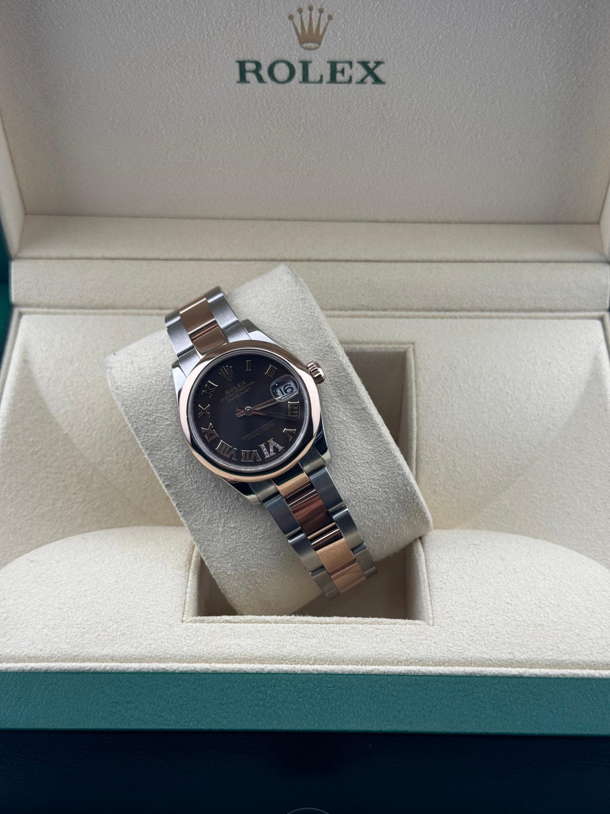 Rolex Datejust m278241-0003/0004 Chocolate 31mm Dial Oyster Bracelet Watch - Image 4