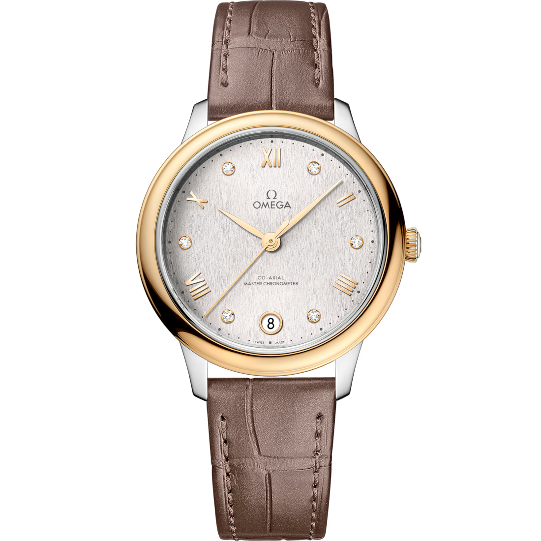 Omega De ville Prestige Stainless steel & 18K Yellow Gold Lady's Watch 34mm 434.23.34.20.52.002