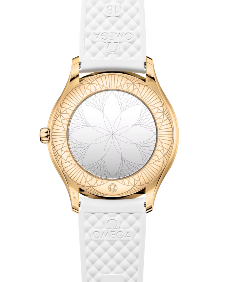 Omega De Ville Trésor 36mm White Dial with Diamonds Moonshine�?18k Rose Gold Strap 428.57.36.60.04.001 - Image 2