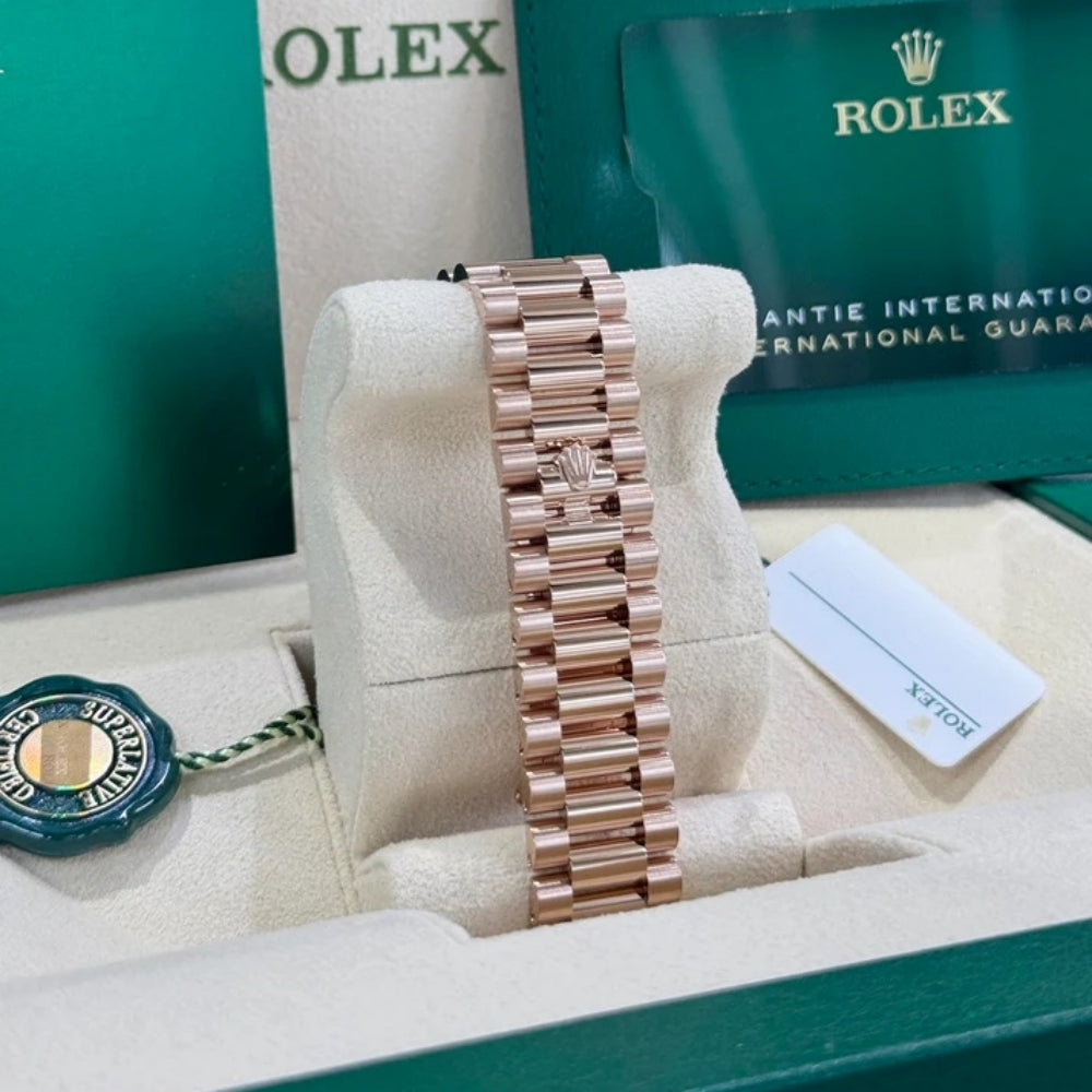 Rolex Day-Date 40mm Slate Ombré Dial and Diamond Bezel 228345rbr-0025 - Image 9