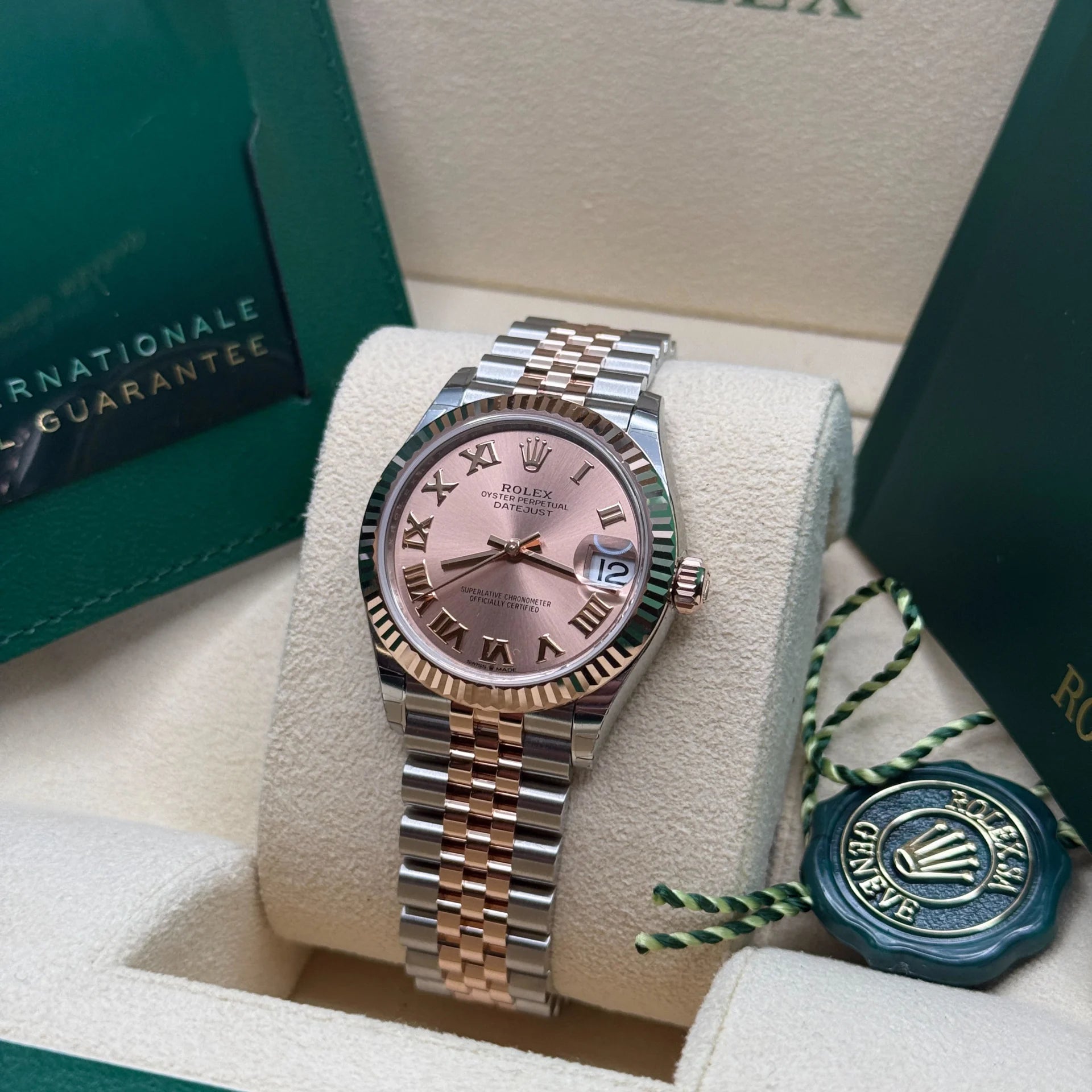 Rolex Datejust m278271-0005/0006 Rose 31mm Dial Oyster Bracelet Watch - Image 10