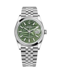 Rolex  Datejust 36mm 126200 Green Dial Watch
