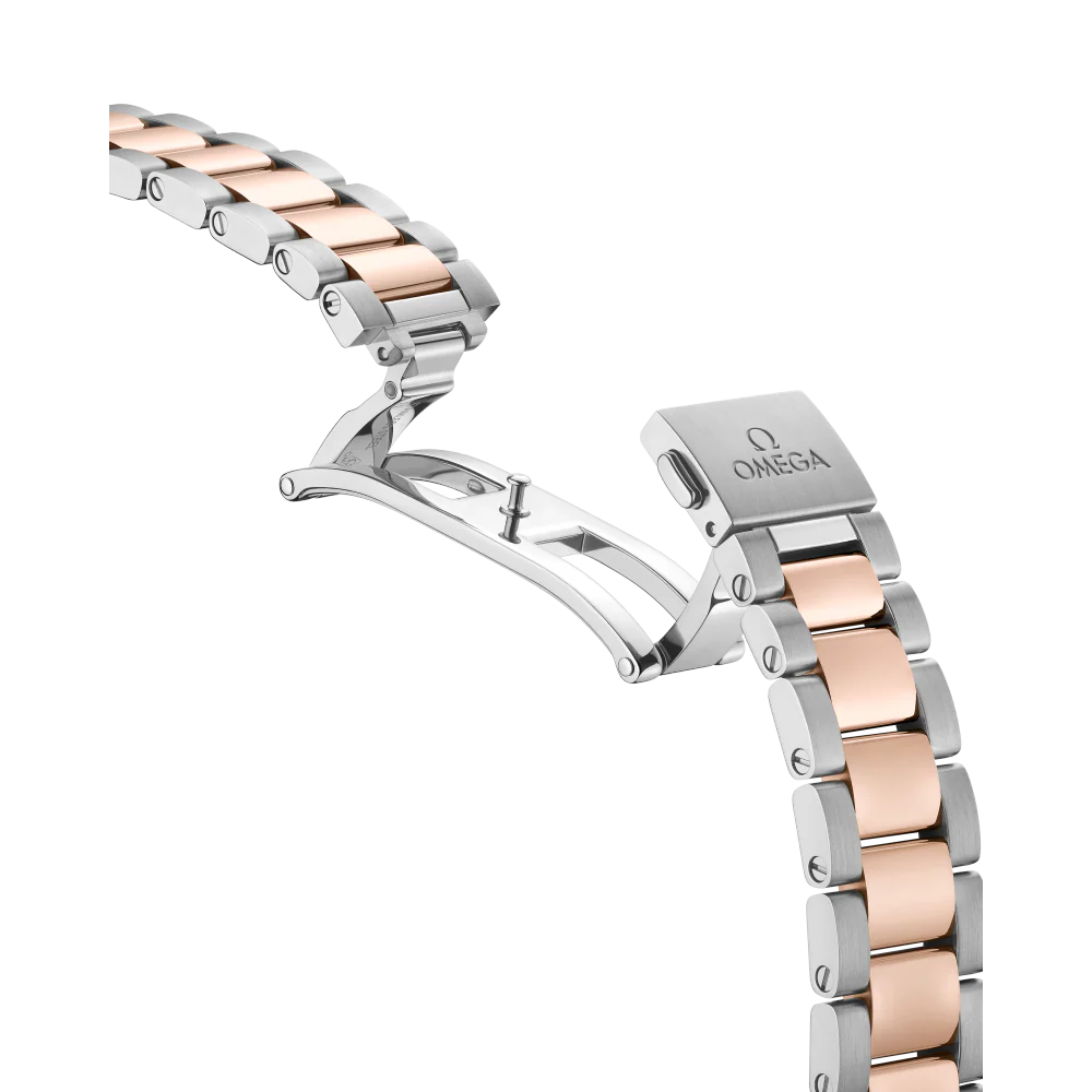 Omega Seamaster Aqua Terra 150M 34 mm Grey Dial with Diamonds Stainless Steel and Sedna�?18k Rose Gold Bracelet 220.20.34.20.59.001 - Image 4