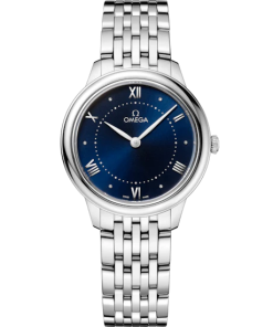 Omega De Ville Prestige 30 mm Blue Dial Stainless Steel Bracelet 434.10.30.60.03.001