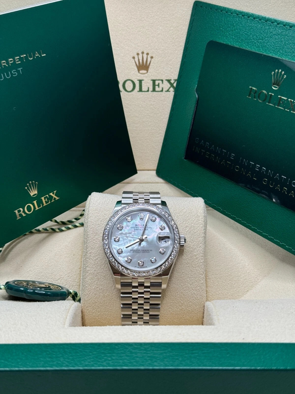 Rolex Datejust m278384RBR-0007/0008 Mother-of-Pearl 31mm Dial Oyster Watch - Image 8