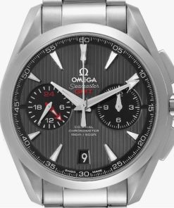 Alternative view of Omega Aqua Terra 150m Co-Axial GMT Chronograph 43mm Watch 231.10.43.52.06.001