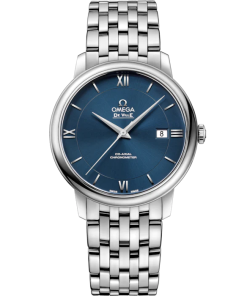 Omega De Ville Prestige 39.5 mm Blue Dial Stainless Steel Bracelet 424.10.40.20.03.001