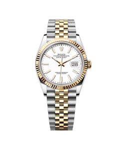 Rolex Datejust 36mm 126233 White Index Dial Two-Tone Jubilee Bracelet Watch