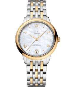 Omega De Ville Prestige Watch, 34mm Mother of Pearl Dial, 434.20.34.20.05.002