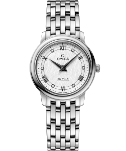 Omega De Ville Prestige 27.4 mm Silver Dial Stainless Steel Bracelet 424.10.27.60.52.002