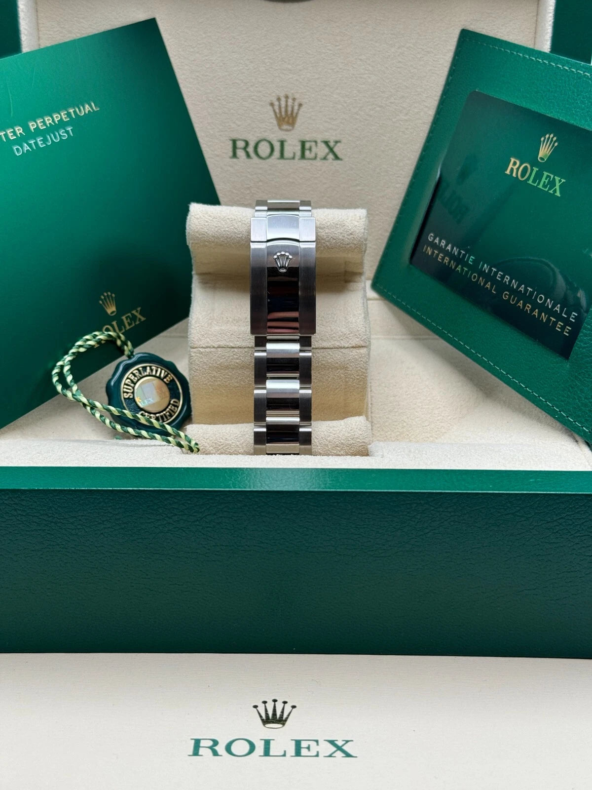 Rolex Datejust 41mm 126334 Dark Rhodium Index Jubilee Stainless Steel - Image 11