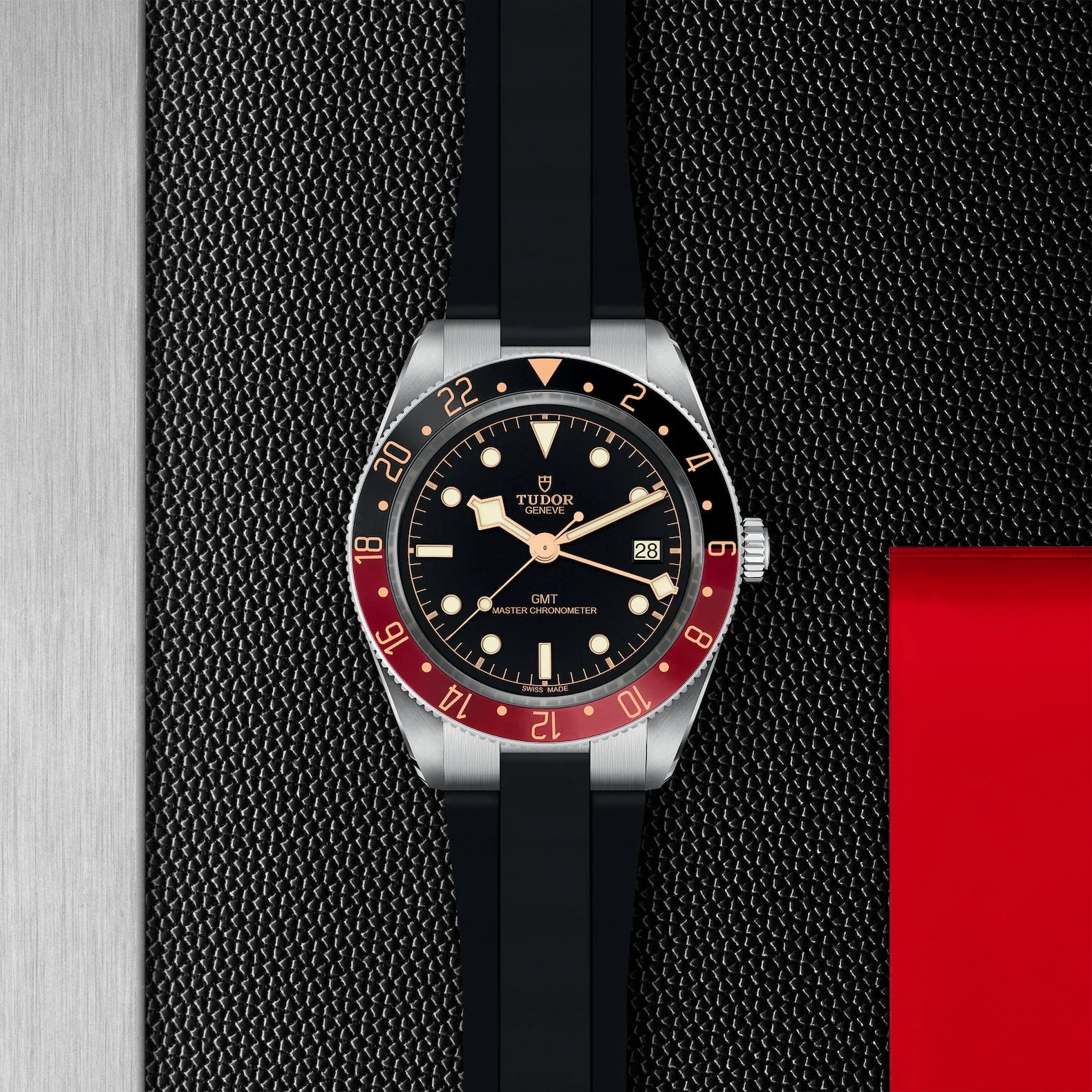 TUDOR Black Bay 58 GMT 39mm Black/Red Bezel Automatic Strap Watch M7939G1A0NRU-0002 - Image 2