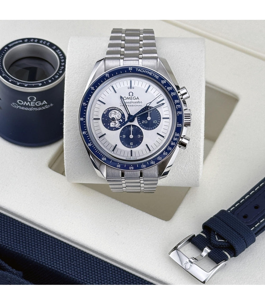 Omega Speedmaster Heritage Models 'Silver Snoopy Award' 50th Anniversary 42mm 310.32.42.50.02.001 - Image 10