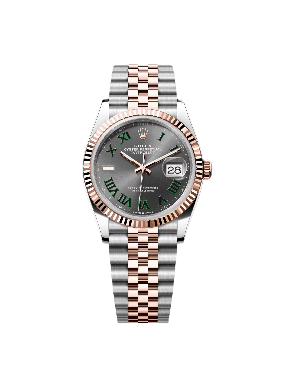 Rolex Datejust 36mm 126231 Slate Dial Oyster Bracelet Watch - Image 4