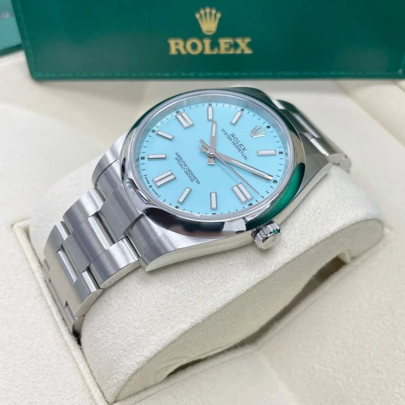 Rolex Oyster Perpetual 36mm 126000-0006 Tiffany Blue Turquoise Dial - Image 3