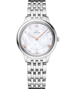 Omega De Ville Prestige 30 mm White Dial Stainless Steel Bracelet 434.10.30.60.05.001