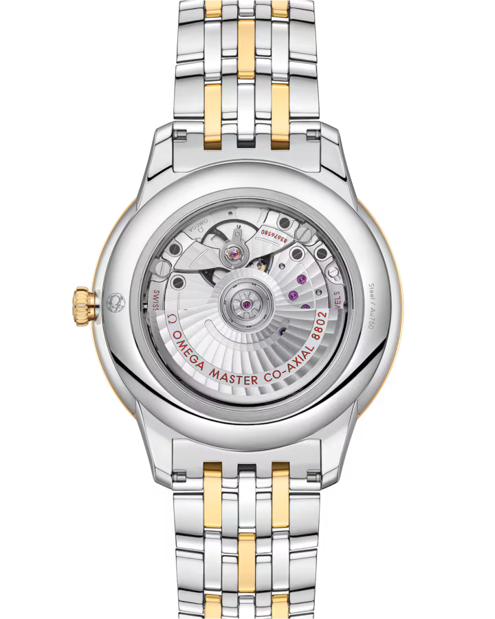 Omega De Ville Prestige 41 mm Yellow Dial Stainless Steel and 18k Yellow Gold Bracelet 434.20.41.20.08.001 - Image 2