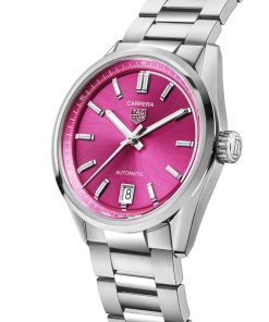 Alternative view of TAG Heuer Carrera Date 36mm Unisex Watch Pink WBN2313.BA0001