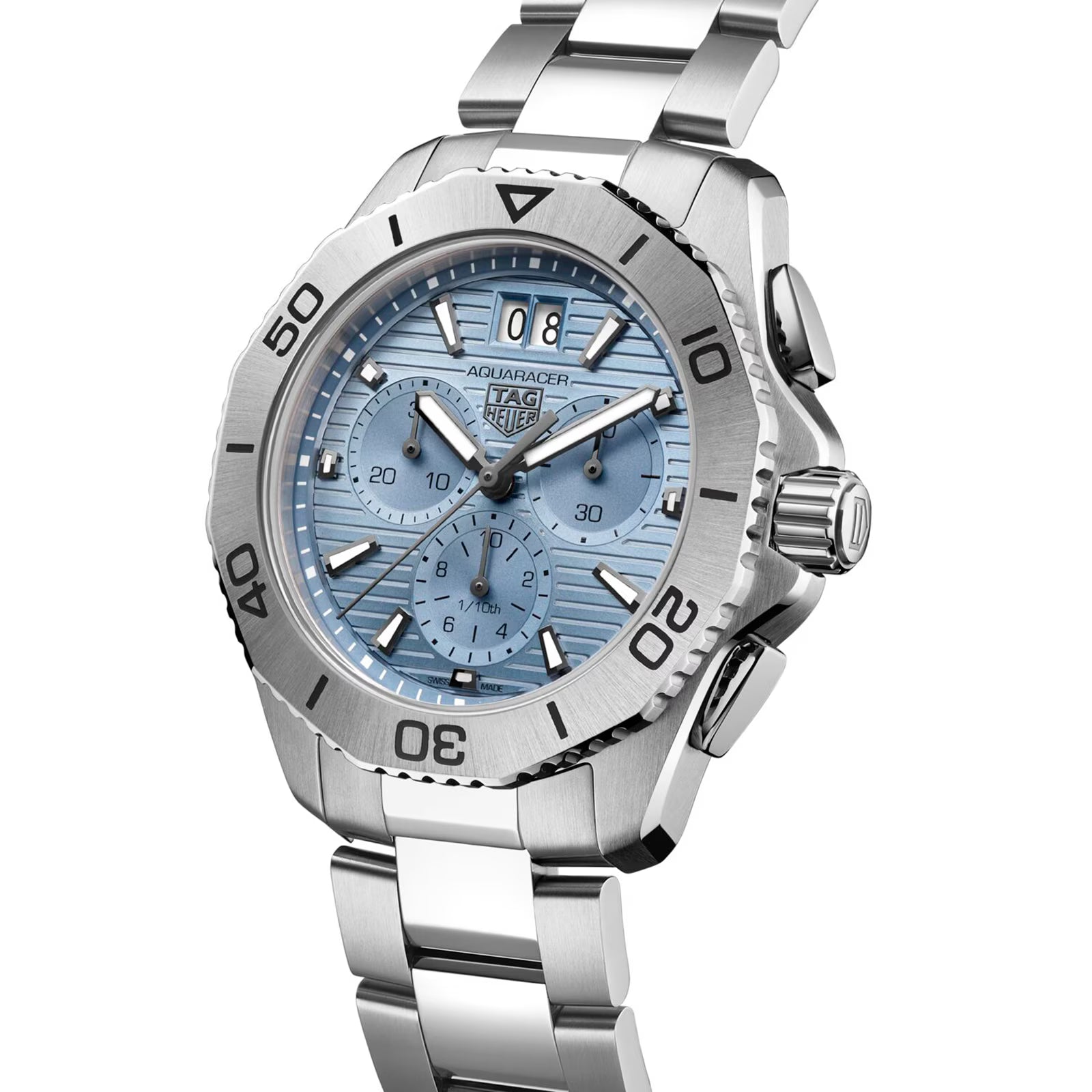 TAG Heuer Aquaracer Chronograph 40mm Mens Watch Blue CBP1112.BA0627 - Image 7