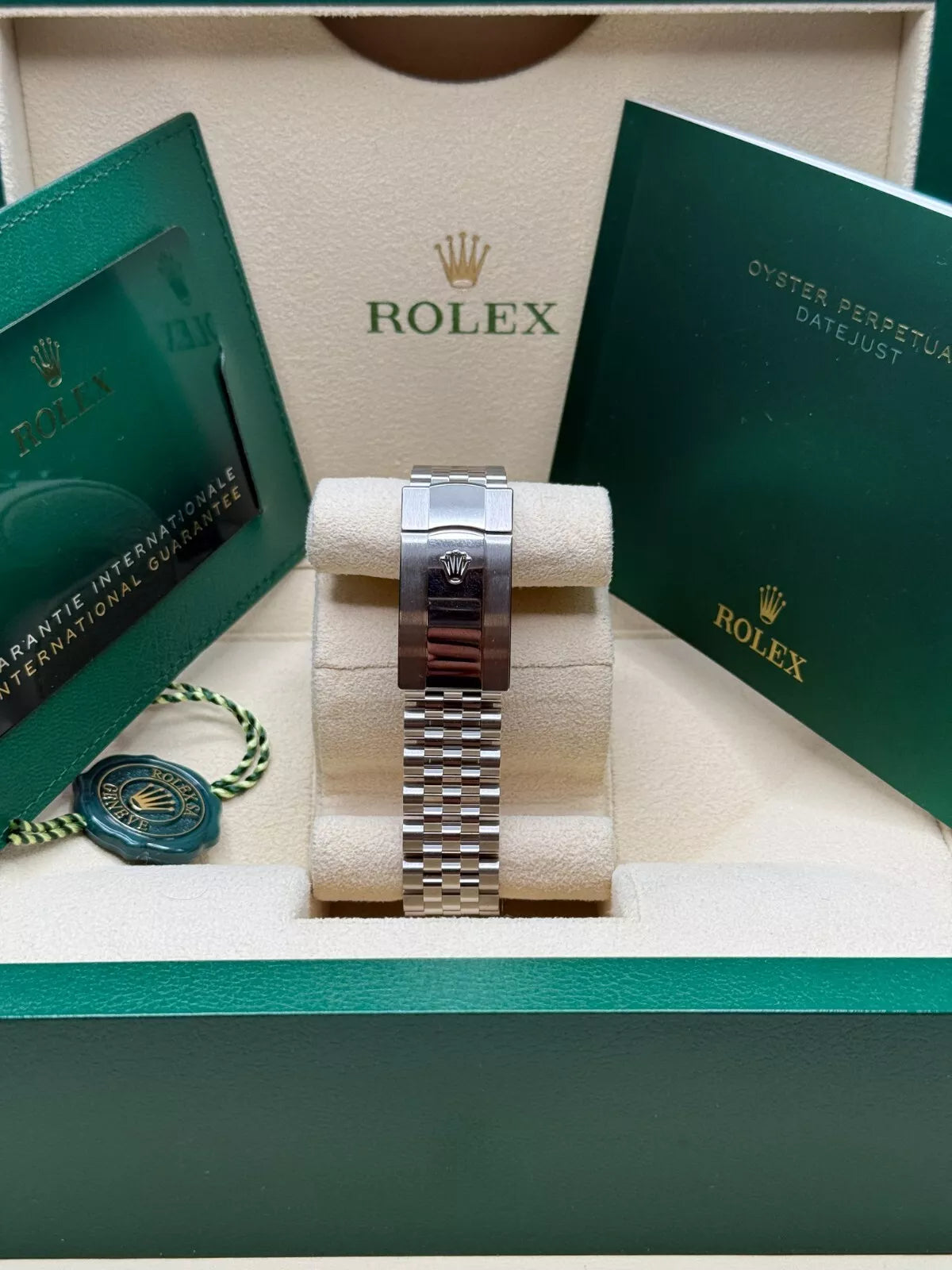 Rolex Datejust 41mm White Index Oyster Stainless Steel Men’s Watch - 126334 - Image 13