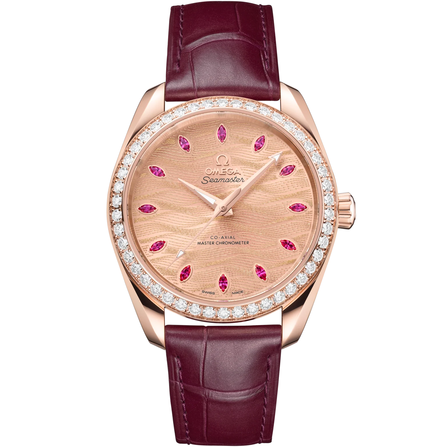 Omega Seamaster Aqua Terra 150M 38 mm Pink Dial Sedna�?8k Rose Gold Strap 220.58.38.20.99.007