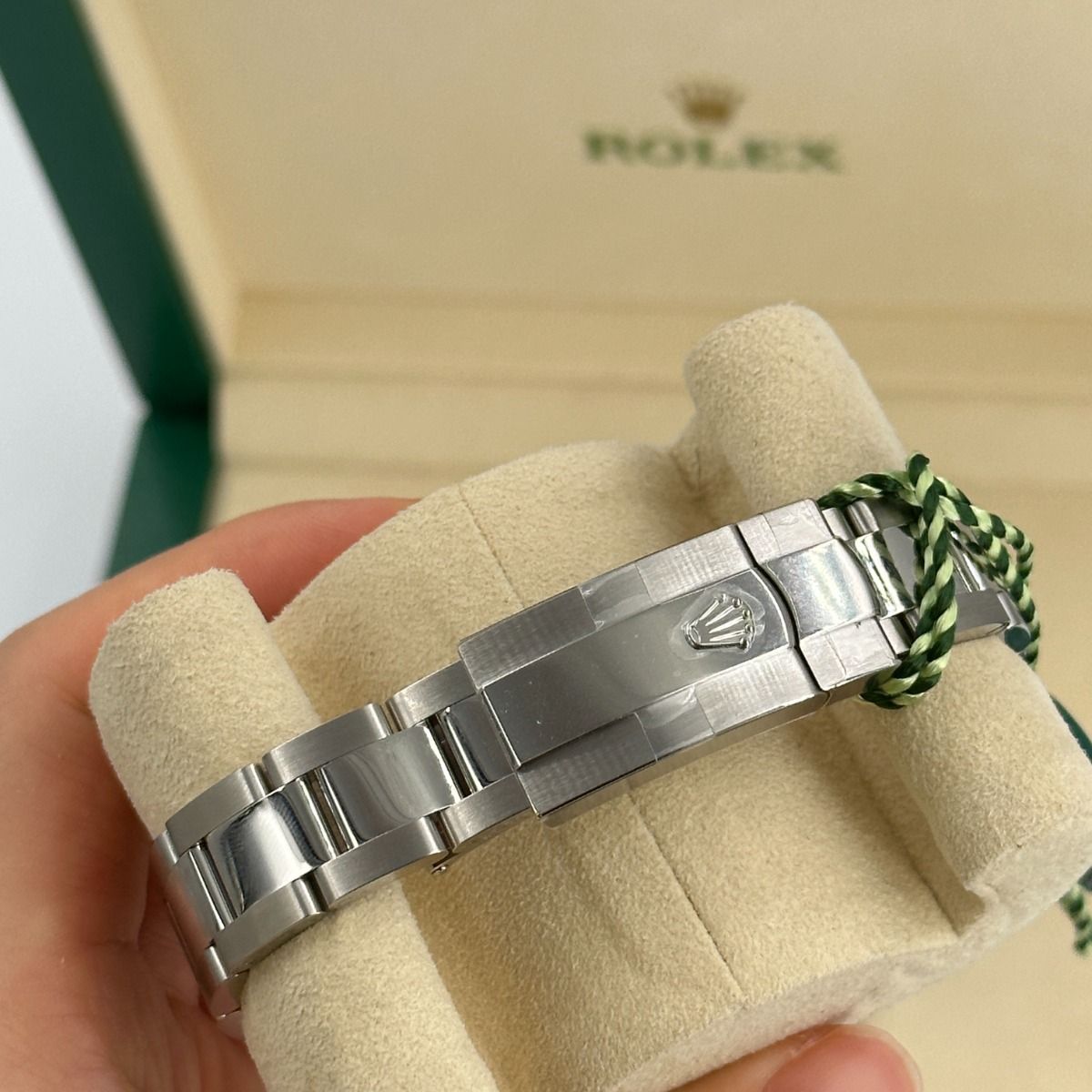Rolex Datejust m278344-0021/0022 Pink Dial 31mm Domed Diamond Oyster Watch - Image 9